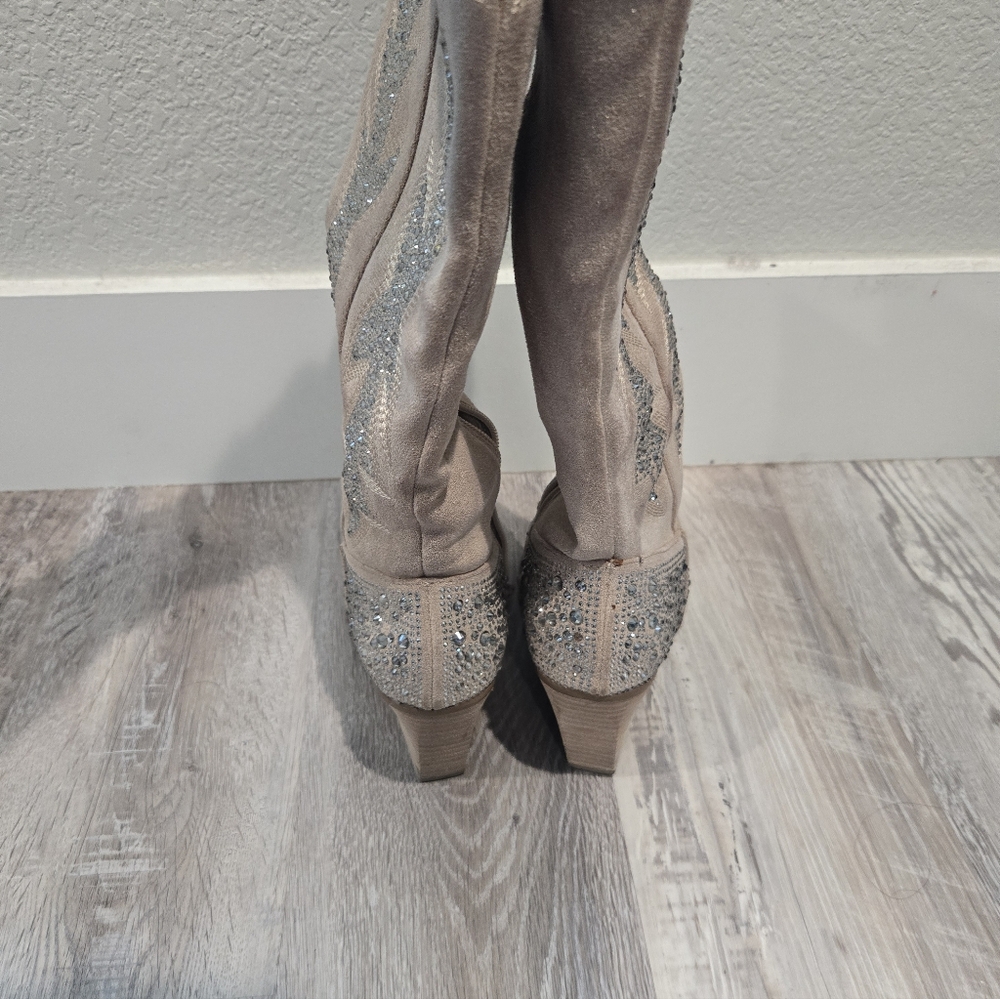 Madden Girl Sparkly Boots - Picture 11 of 16